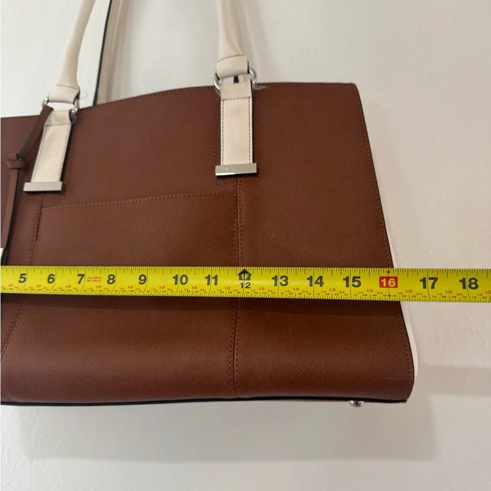 Wilsons‎ Leather Brown and Cream Large Bag